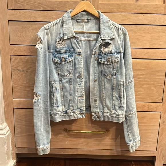 Free People Rumors Denim Jacket - Picture 2 of 3